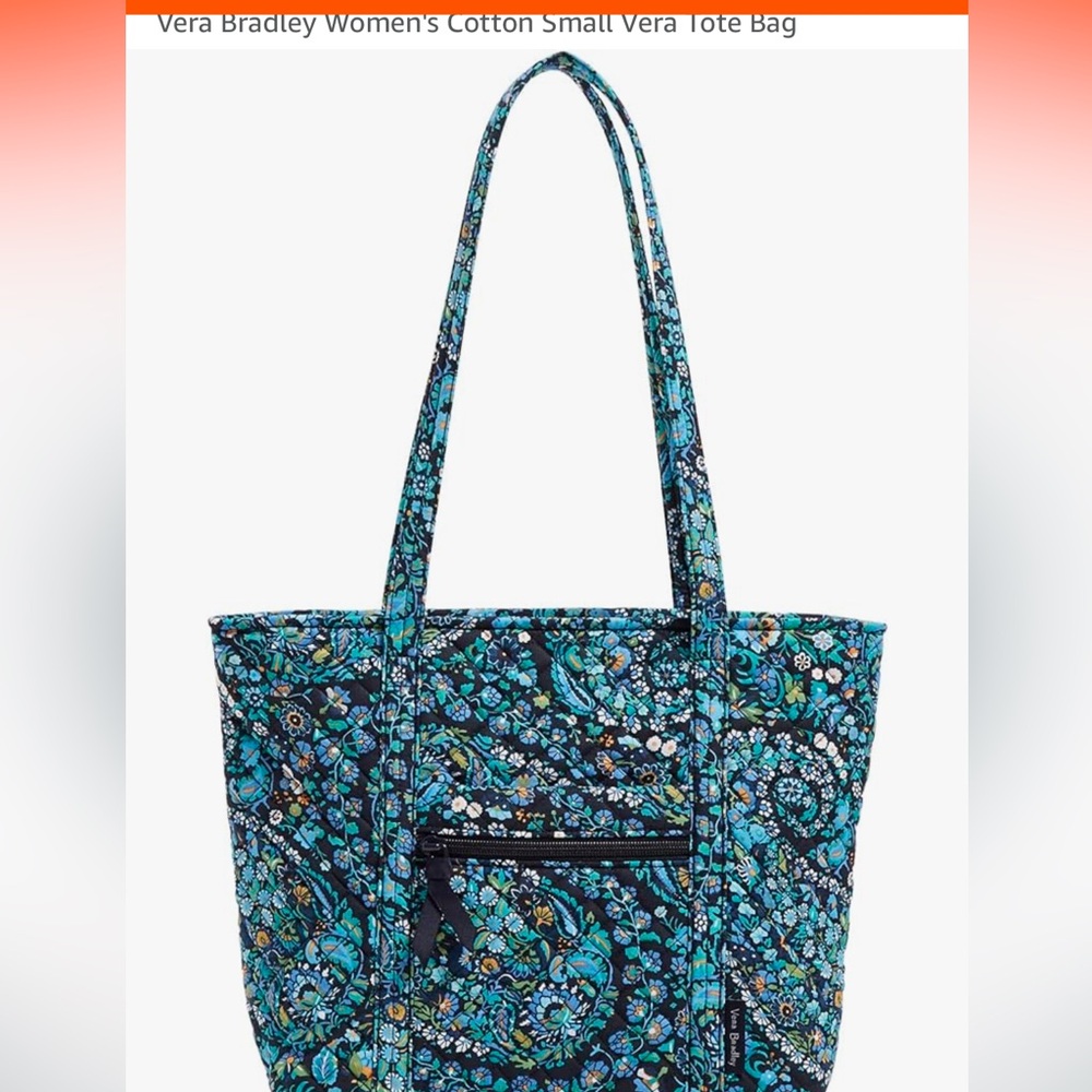 NWT Vera Bradley Small Tote Bag - Decorators Paisley